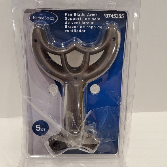 Replacement Harbor Breeze Bronze Ceiling Fan Blade Arms 52 Inch-0745355 FBA4 - Picture 3 of 4
